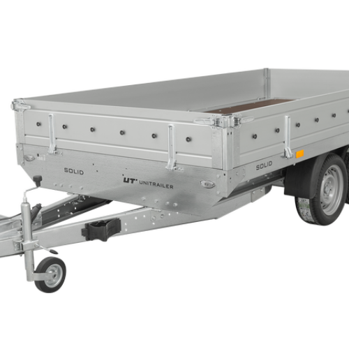 Remolque De Dos Ejes 325×170 Con Ruedas Unitrailer Solid + 320/2 Dmc 2000 Kg