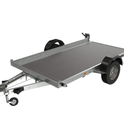 Remolque Monoeje Frenado Unitrailer Kompakt 330c Mma 1500 Kg Basculante 330×185 Para Transporte De Quad